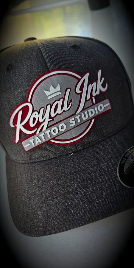 Custom embroidered cap produced by Resin 8 Studios