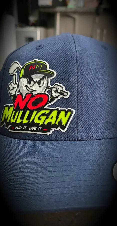 Custom embroidered cap produced by Resin 8 Studios