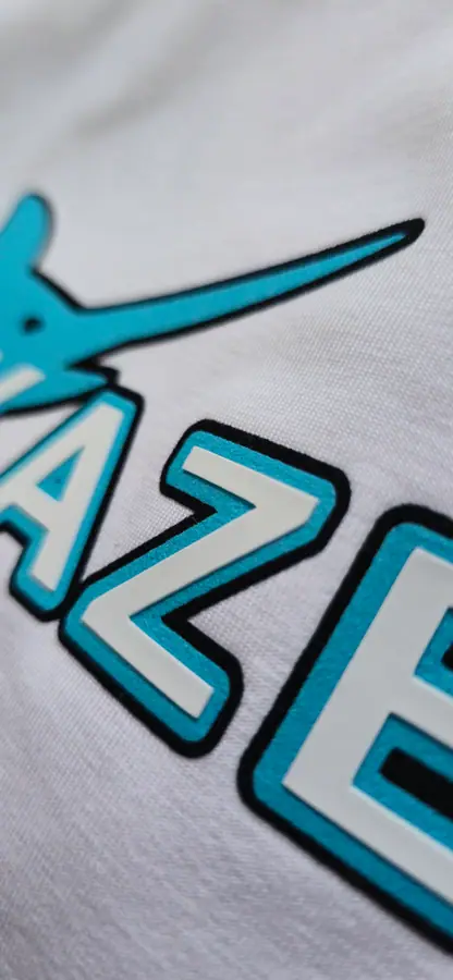 Custom printed t-shirt produced by Resin 8 Studios