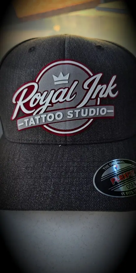 Custom embroidered cap produced by Resin 8 Studios