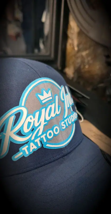 Custom embroidered cap produced by Resin 8 Studios