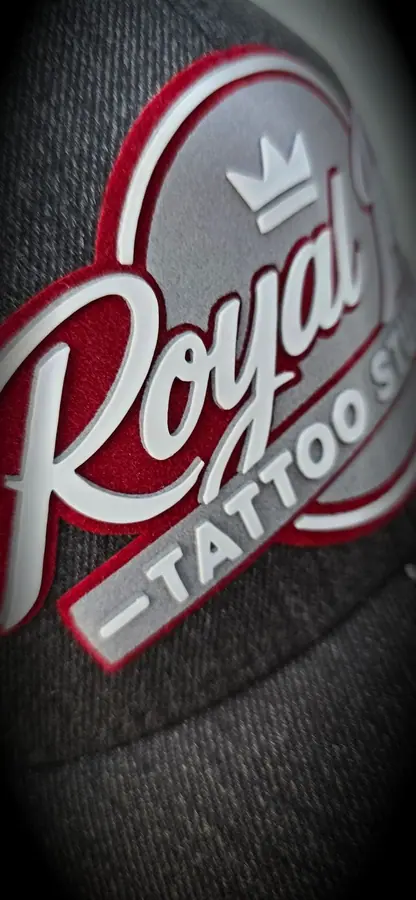 Custom embroidered cap produced by Resin 8 Studios