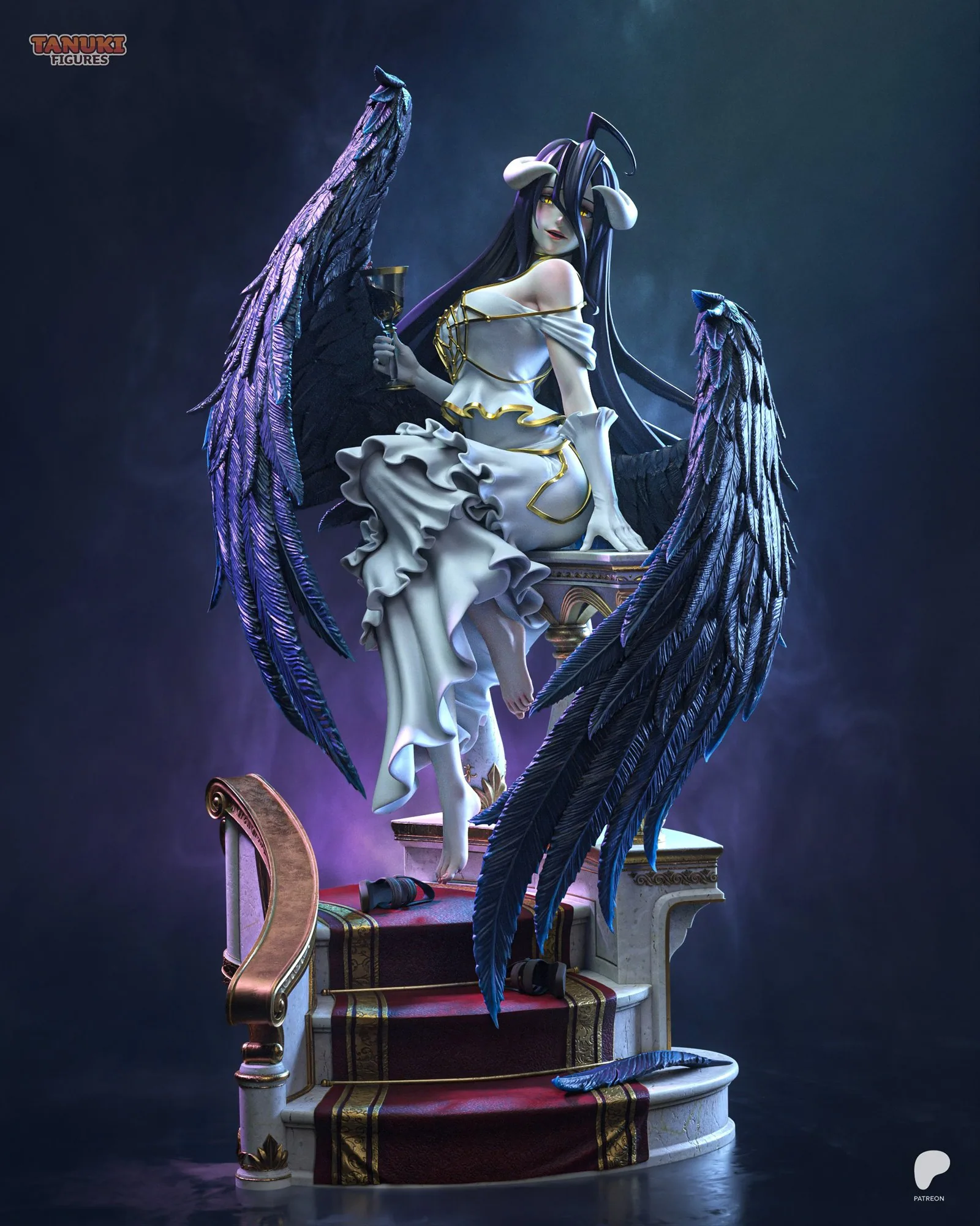 Albedo — Overseer of the Guardians — hand-painted resin figure