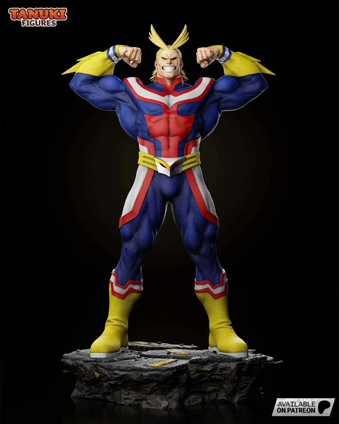 All Might — Symbol of Peace — hand-painted resin figure