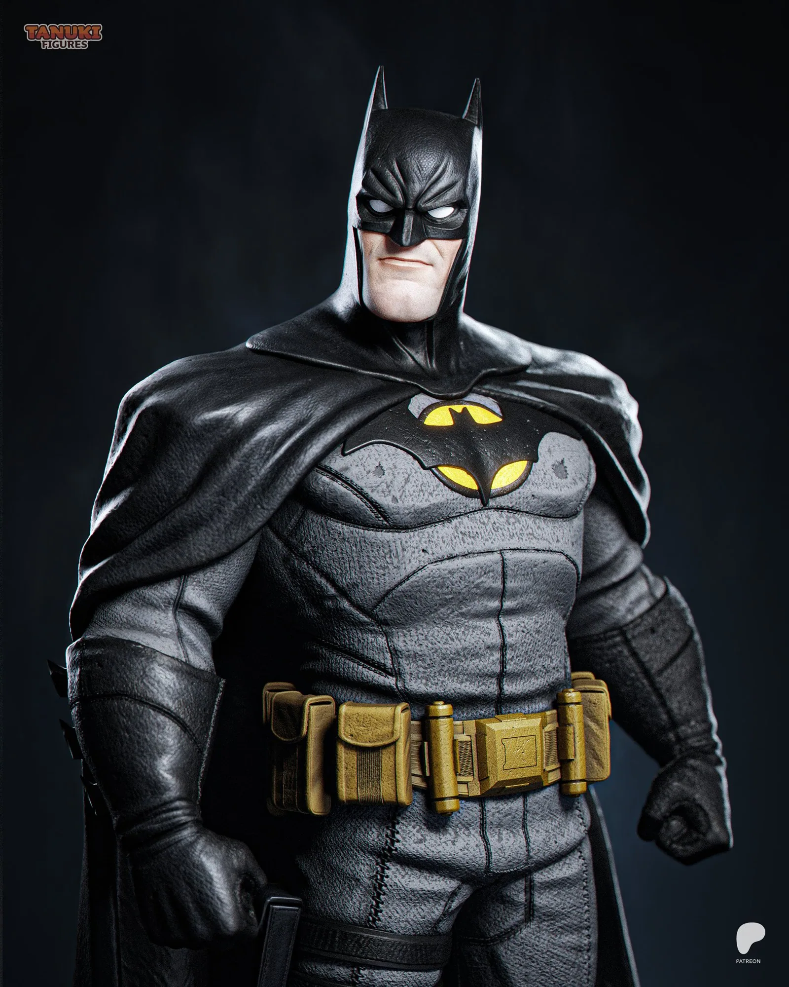 Batman — Toon — hand-painted resin figure