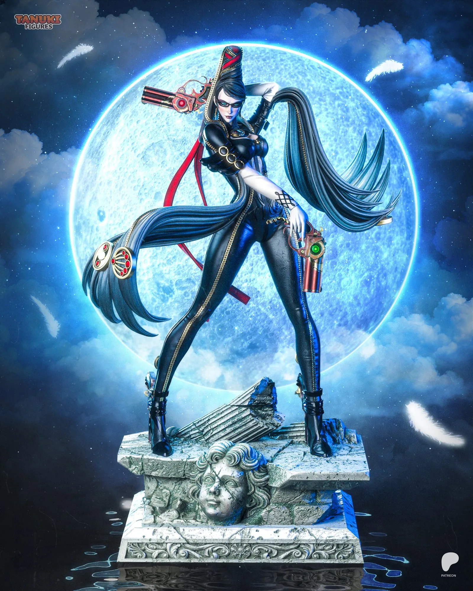 Bayonetta — Umbra Witch — hand-painted resin figure
