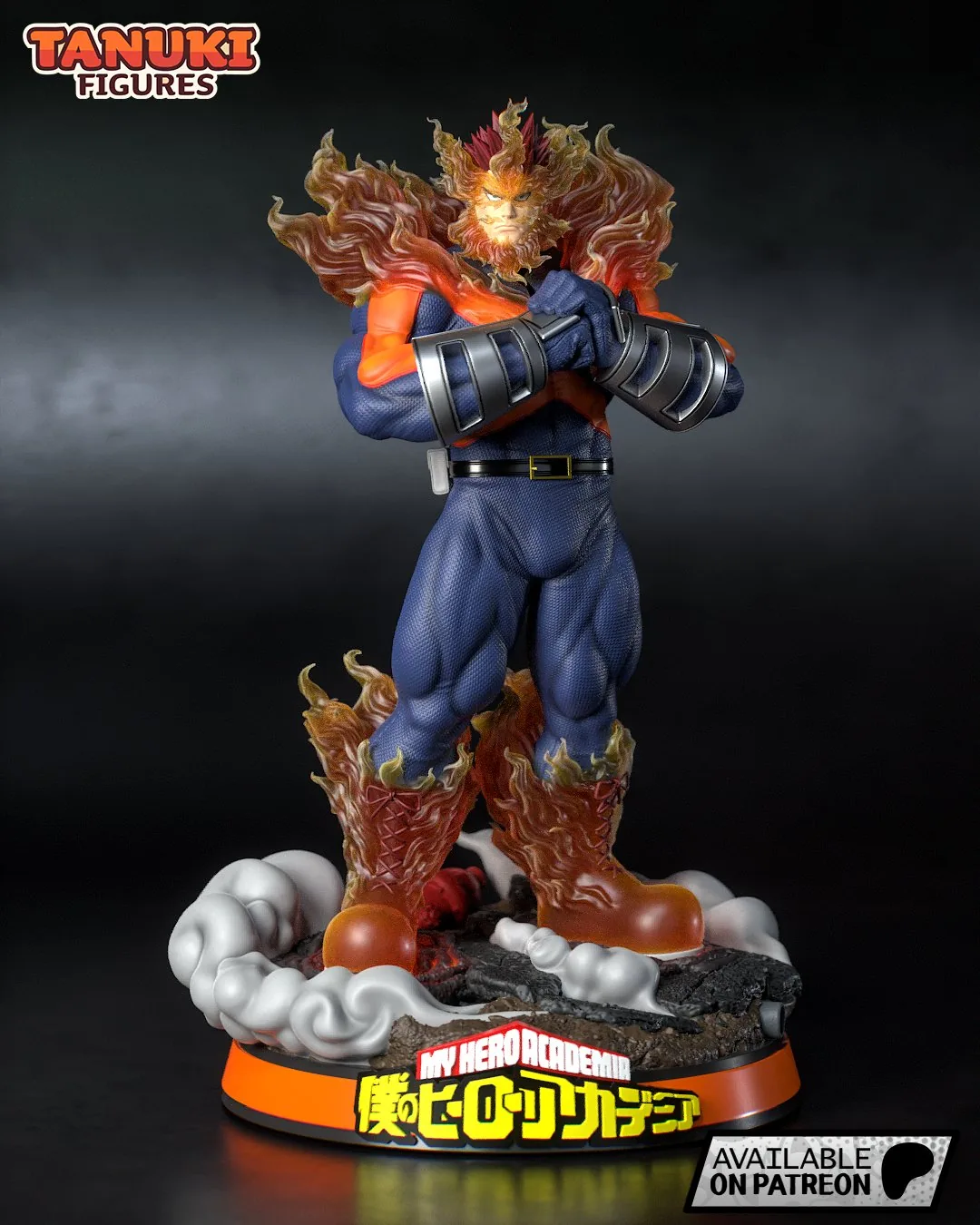 Endeavor — Flame Hero — hand-painted resin figure