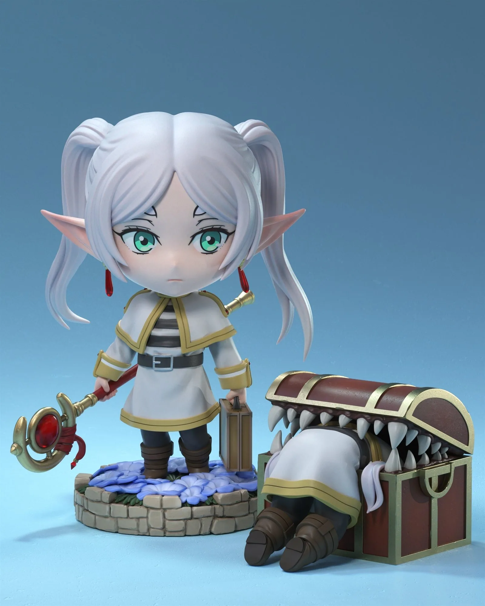 Frieren — Chibi — hand-painted resin figure