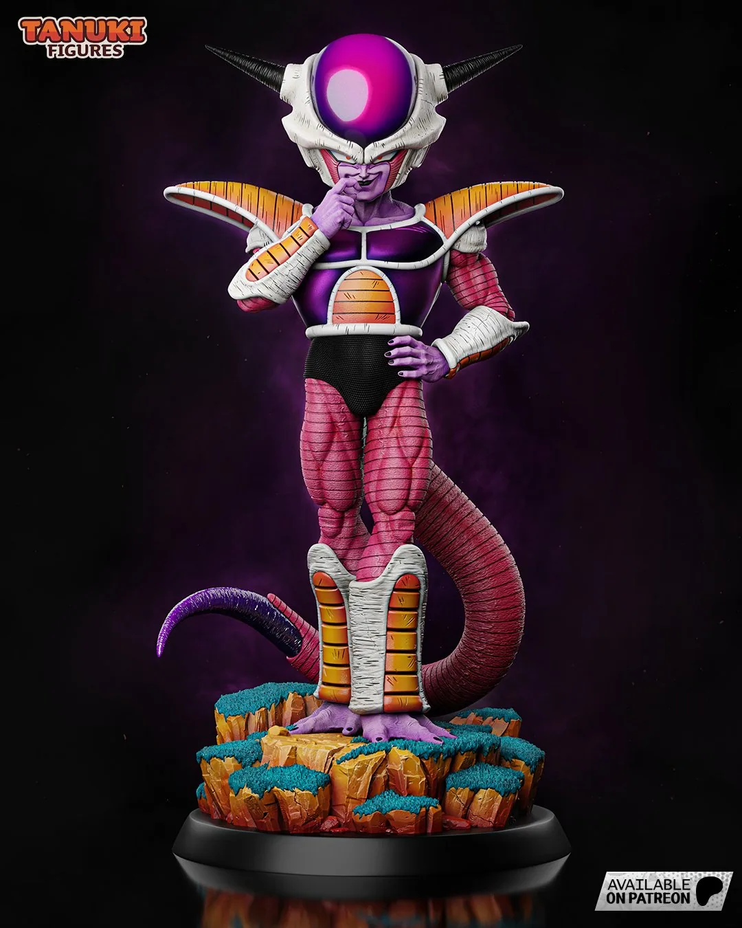 Frieza — Emperor of the Universe — hand-painted resin figure