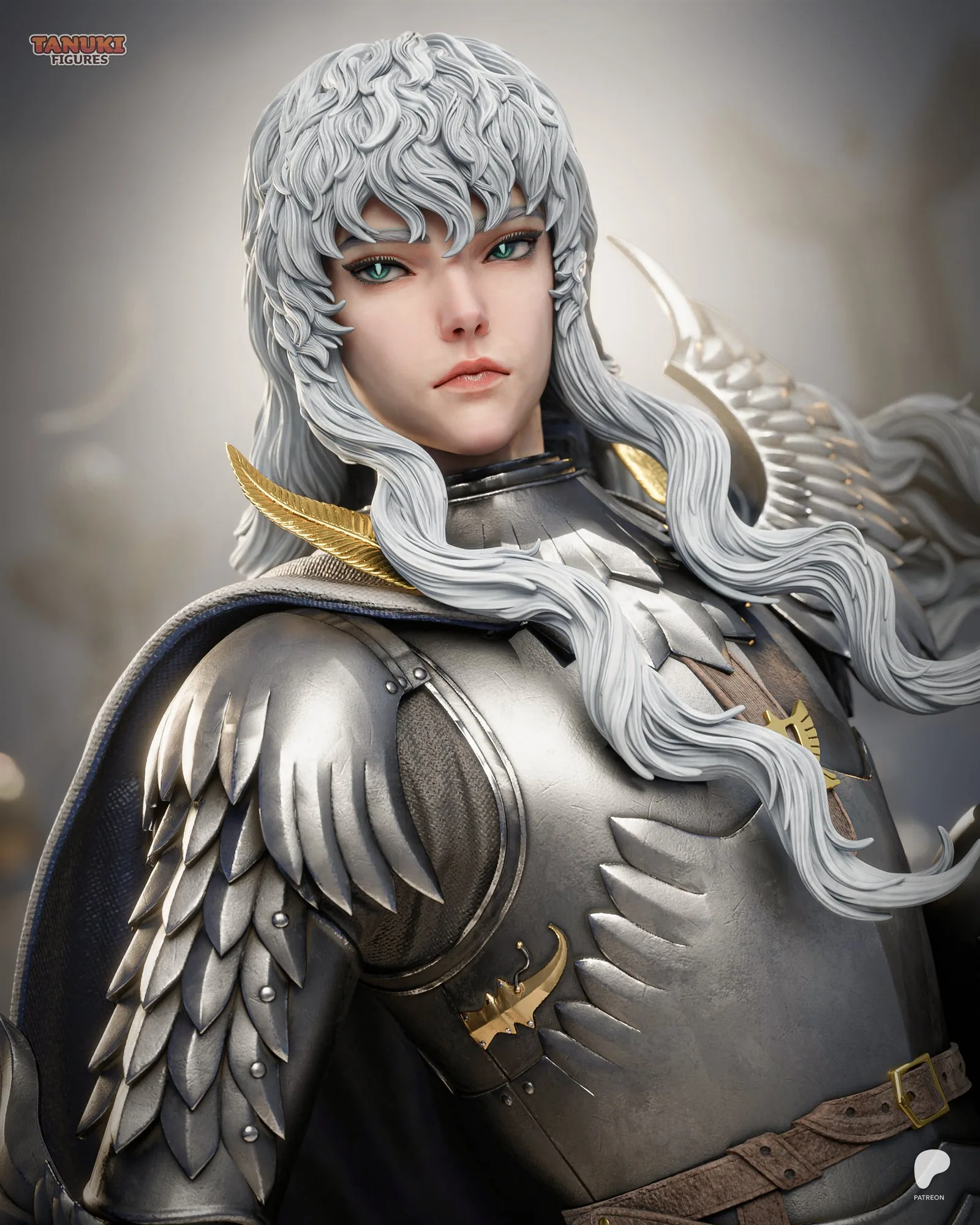 Griffith — The White Hawk — hand-painted resin figure