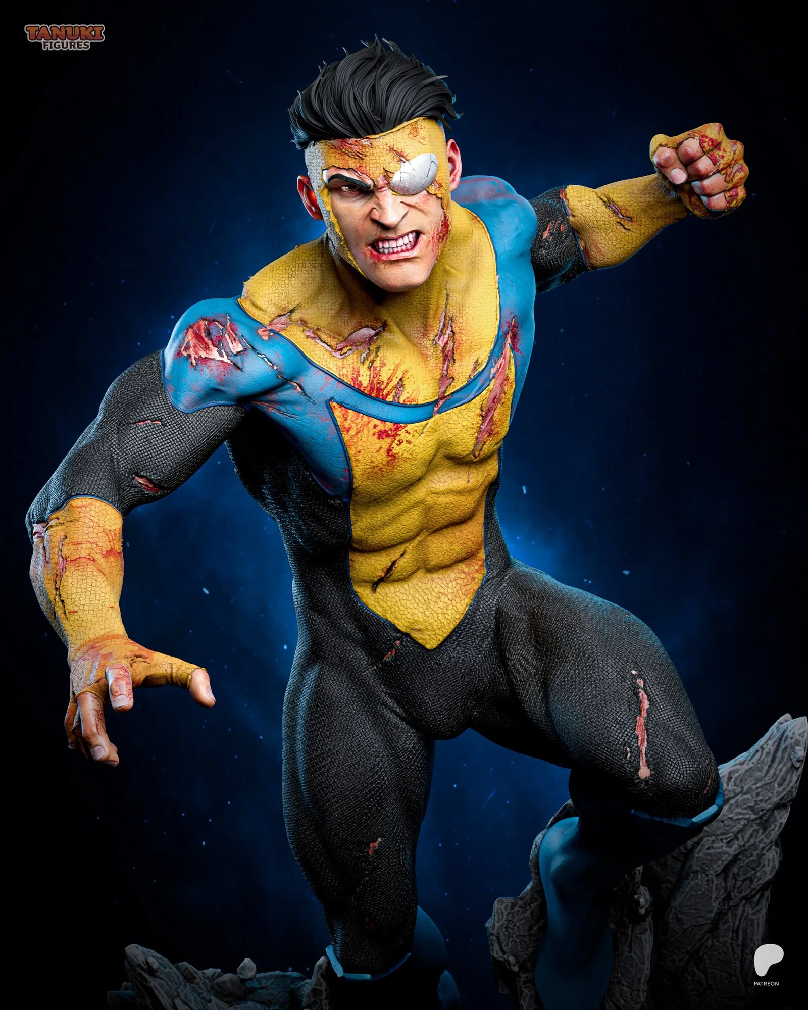Invincible — Mark Grayson — hand-painted resin figure