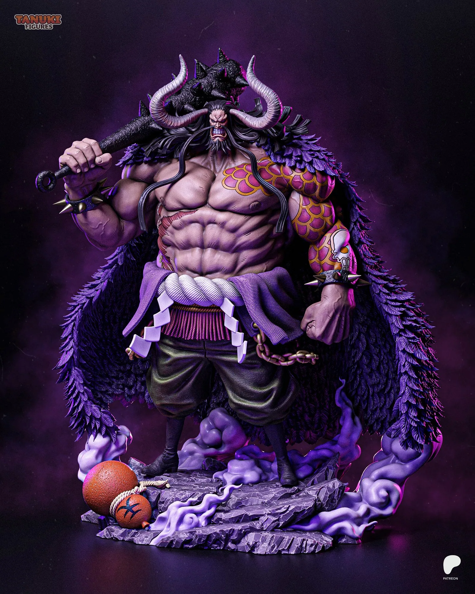 Kaido — King of the Beasts — hand-painted resin figure