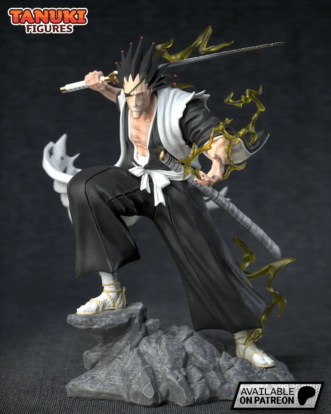 Kenpachi Zaraki — The Berserker — hand-painted resin figure