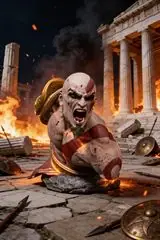 Kratos — Ghost of Sparta Bust — view 2