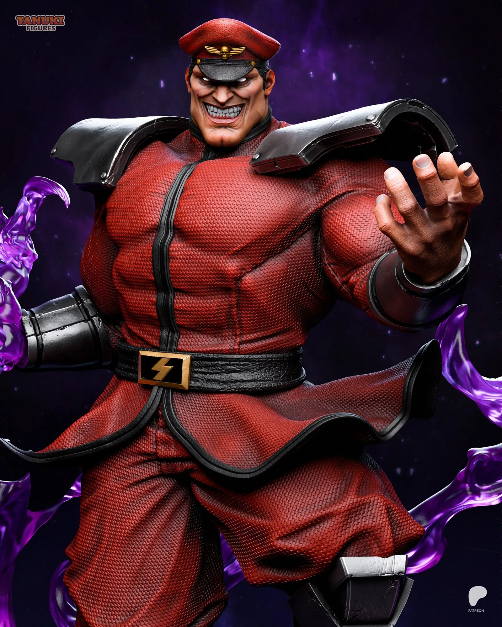 M. Bison — Leader of Shadaloo — hand-painted resin figure