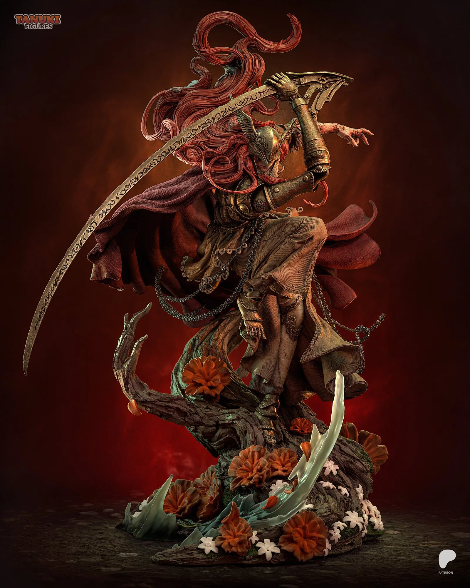 Malenia — Blade of Miquella — hand-painted resin figure