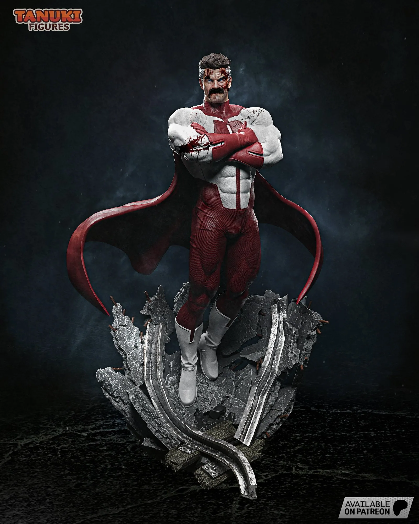Omni-Man — Viltrumite — hand-painted resin figure