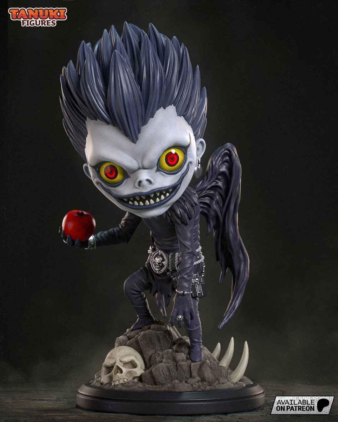 Ryuk — Chibi — hand-painted resin figure