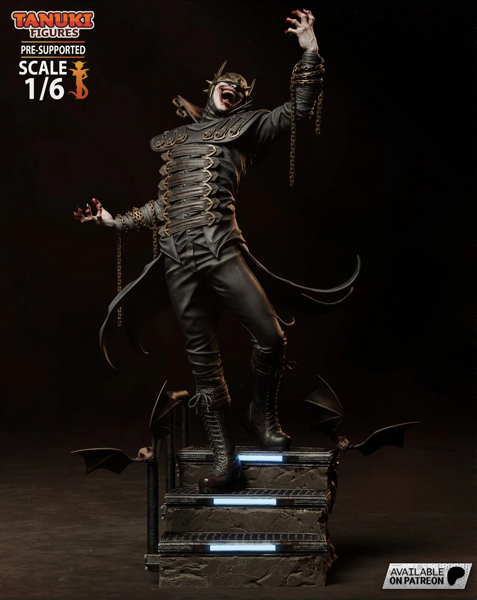 The Batman Who Laughs — hand-painted resin figure
