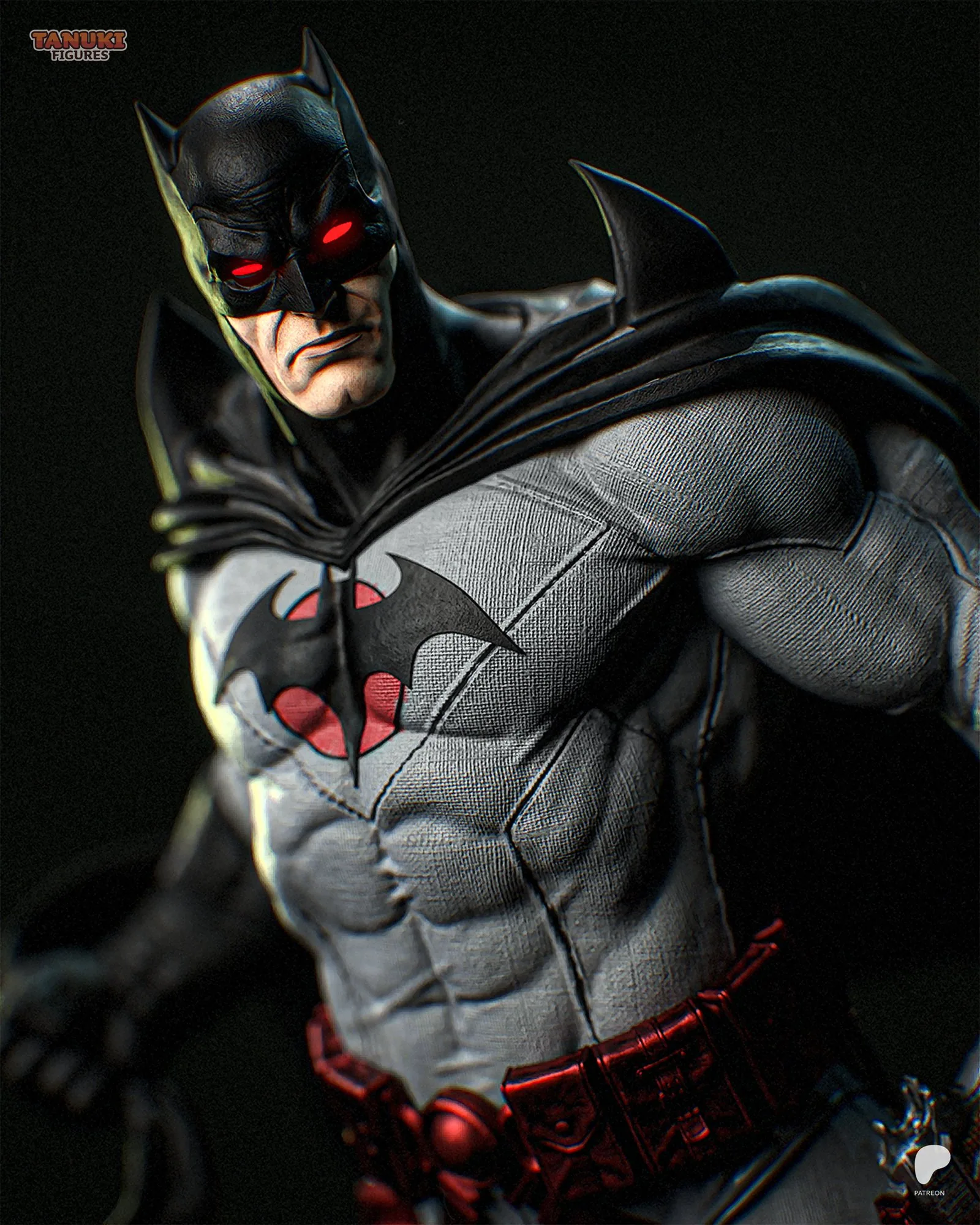 Thomas Wayne — Flashpoint Batman — hand-painted resin figure