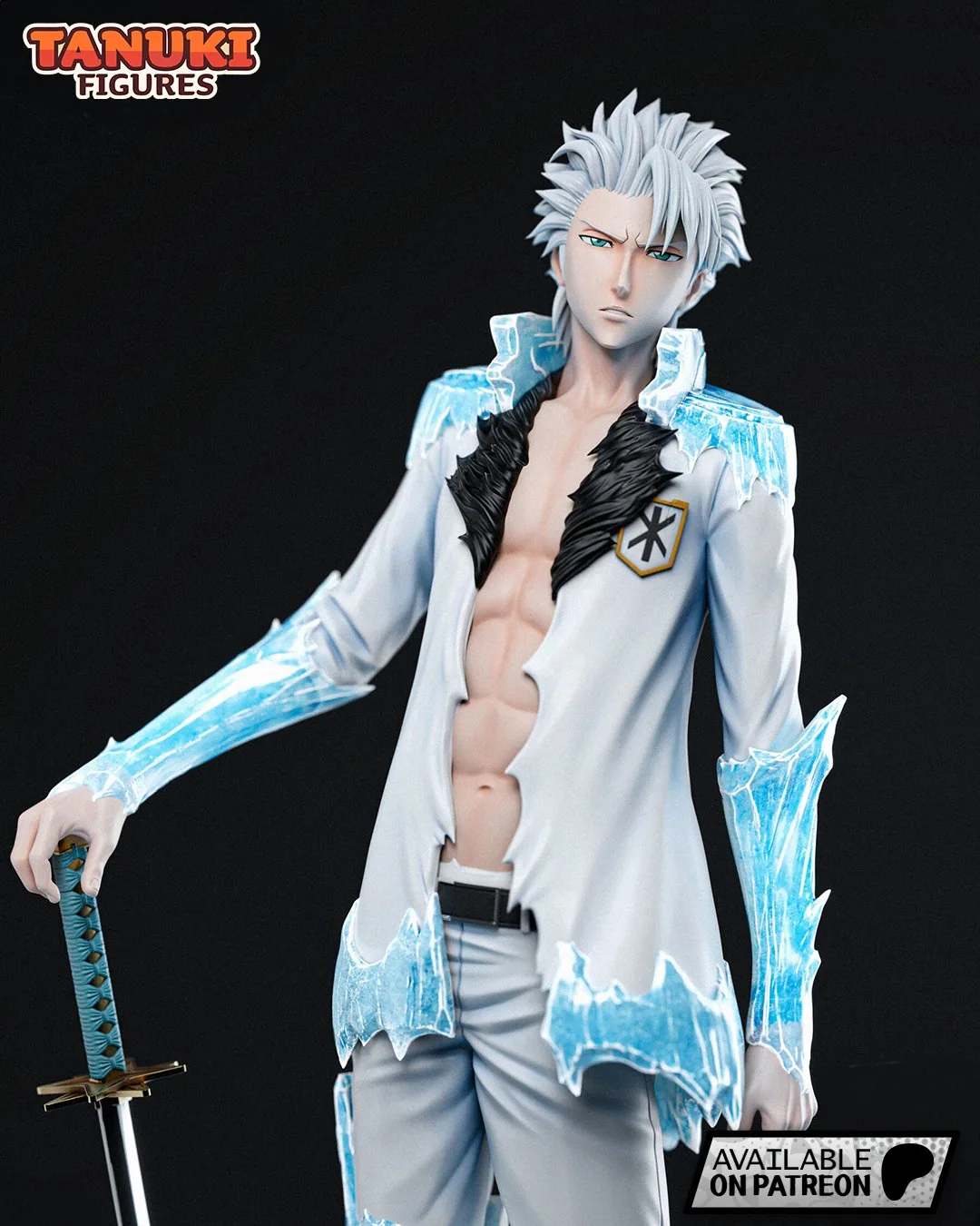 Toshiro Hitsugaya — Ice Captain — hand-painted resin figure