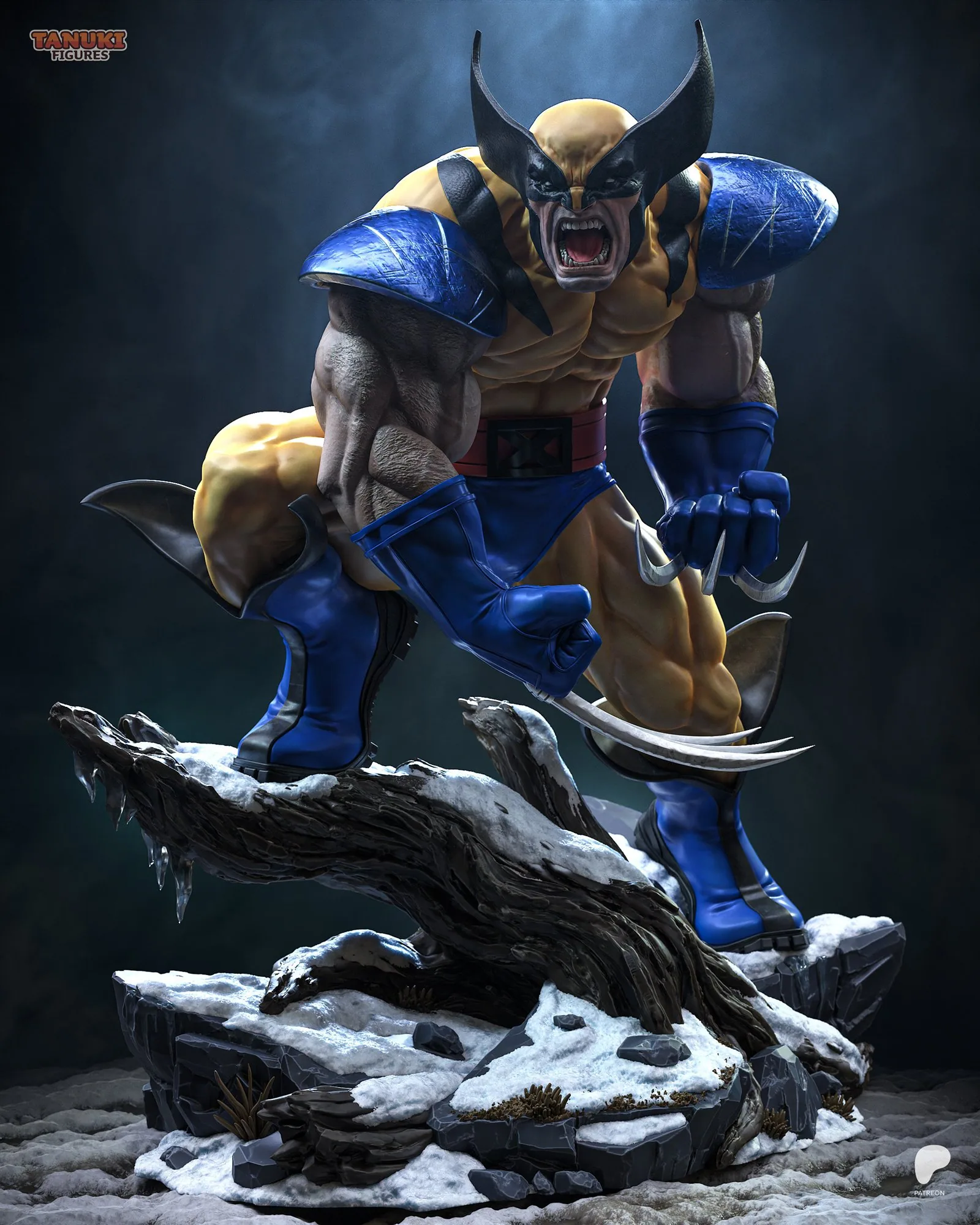 Wolverine — Weapon X — hand-painted resin figure