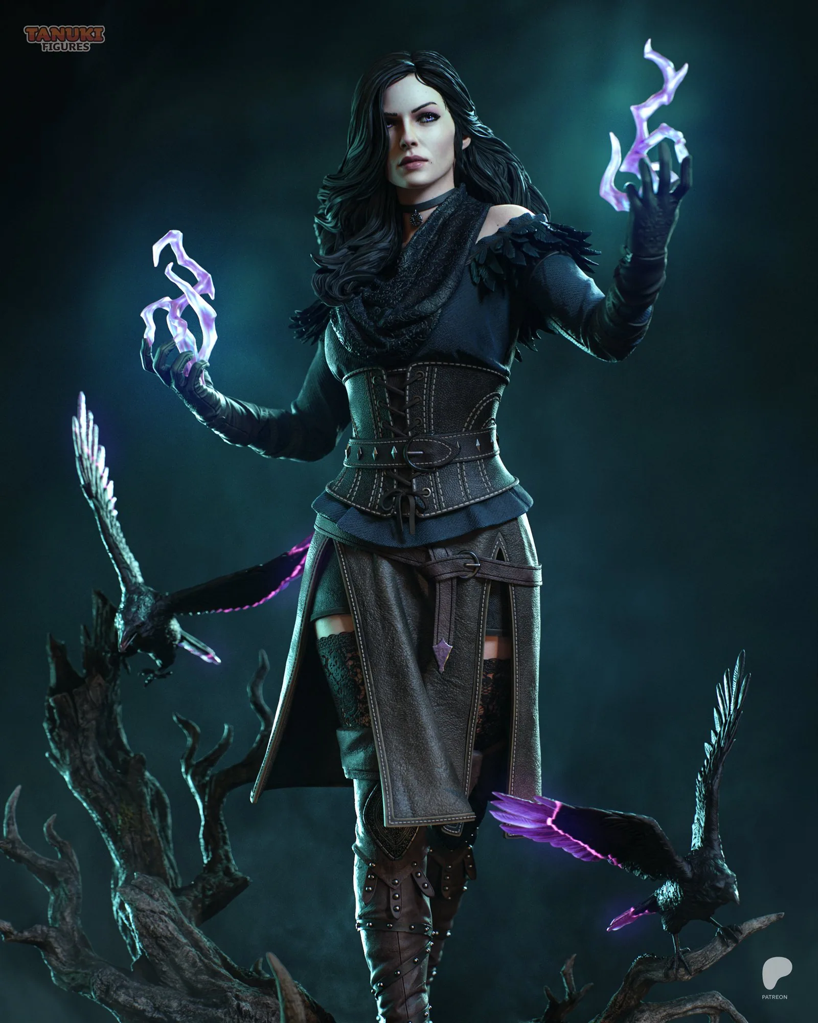 Yennefer — Of Vengerberg — hand-painted resin figure