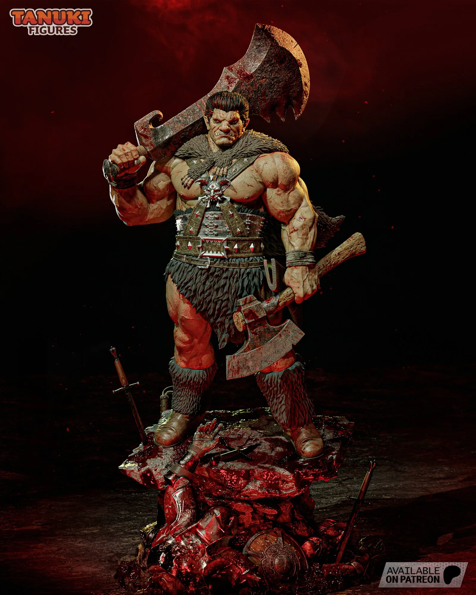 Zodd — The Immortal — hand-painted resin figure
